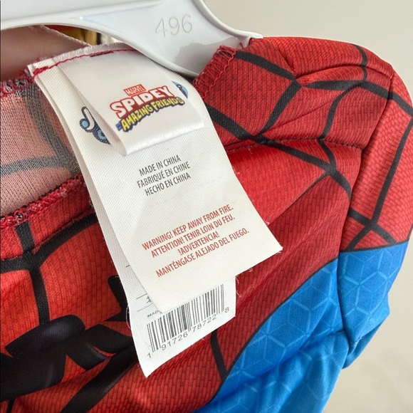 Spider-Man Red and Blue Kids Costume - Picture 5 of 6